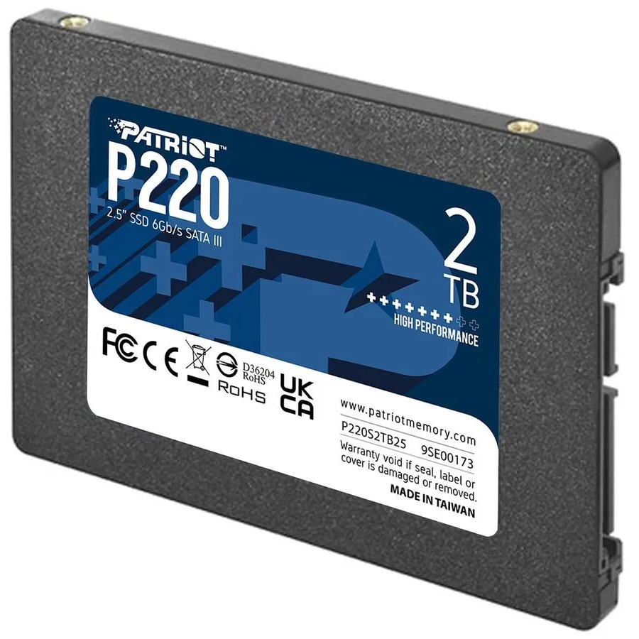 SSD interne 2TB Patriot P220 (P220S2TB25)