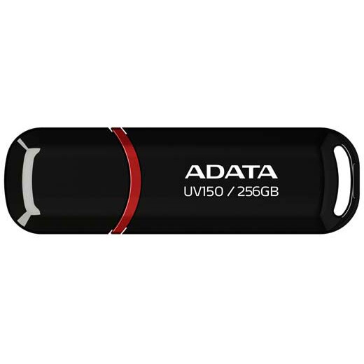 clé USB flash 256GB ADATA UV150 Black - AUV150-256G-RBK