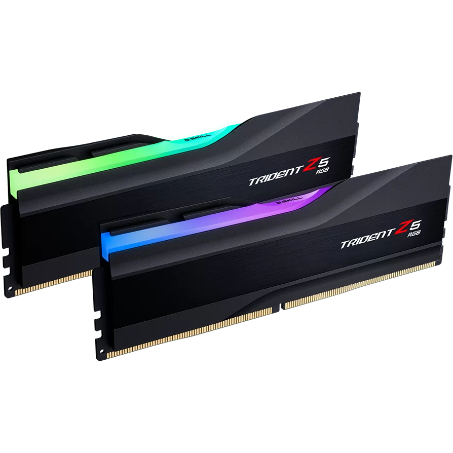 Mémoire vive 64GB DDR5 6000MHz G.Skill Trident Z5 RGB (F5-6000J3636F32GX2-TZ5RK) (2x32GB KIT)