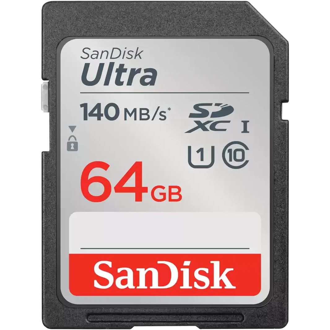 Carte mémoire 64GB SD SanDisk Ultra (SDSDUNB-064G-GN6IN)