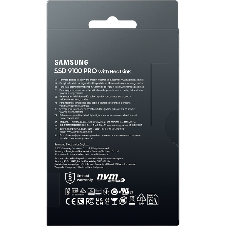 Stockage SSD 2TB Samsung 9100 PRO (MZ-VAP2T0CW) - photo 9