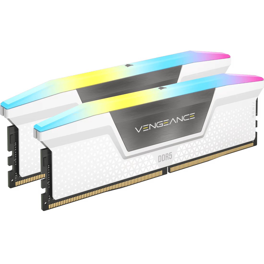Mémoire vive 32GB DDR5 6000MHz Corsair Vengeance RGB (CMH32GX5M2B6000Z30W) (2x16GB KIT)