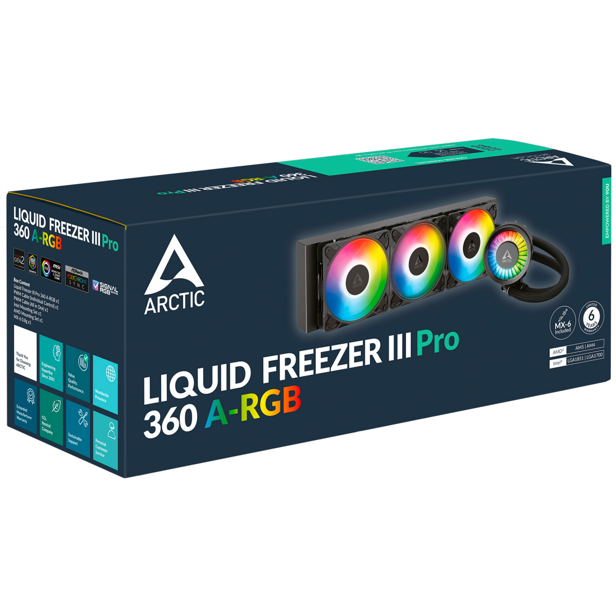 Système de refroidissement liquide Arctic Liquid Freezer III Pro 360 ARGB Black - ACFRE00184A - photo 7