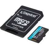 Carte mémoire 128GB MicroSD Kingston Canvas Go! Plus + SD adapter (SDCG4/128GB)