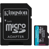 Carte mémoire 256GB MicroSD Kingston Canvas Go! Plus + SD adapter (SDCG4/256GB)