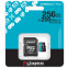 Carte mémoire 256GB MicroSD Kingston Canvas Go! Plus + SD adapter (SDCG4/256GB) - photo 3