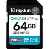 carte mémoire 64GB SD Kingston Canvas Go! Plus (SDG4/64GB)