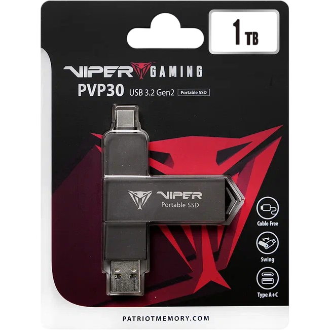Disque dur SSD externe 1TB Patriot Viper PVP30 (PVP301TB28UDG) - photo 4