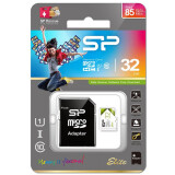 La carte mémoire 32Gb MicroSD Silicon Power Elite + SD adapter (SP032GBSTHBU1V21SP)