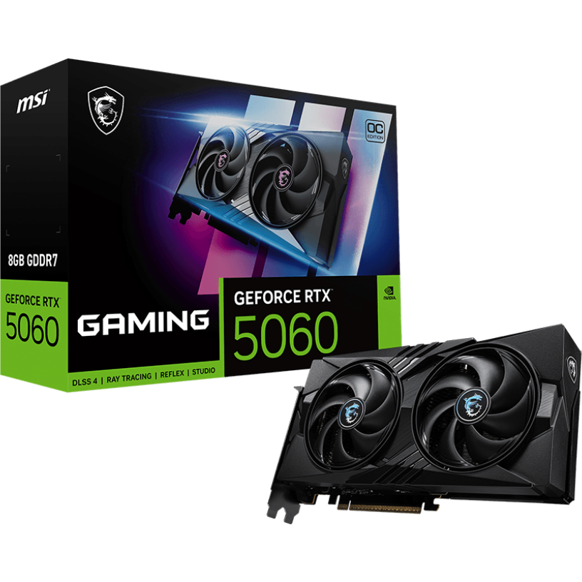 carte graphique NVIDIA GeForce RTX 5060 MSI OC 8GB (RTX 5060 8G GAMING OC) - photo 6