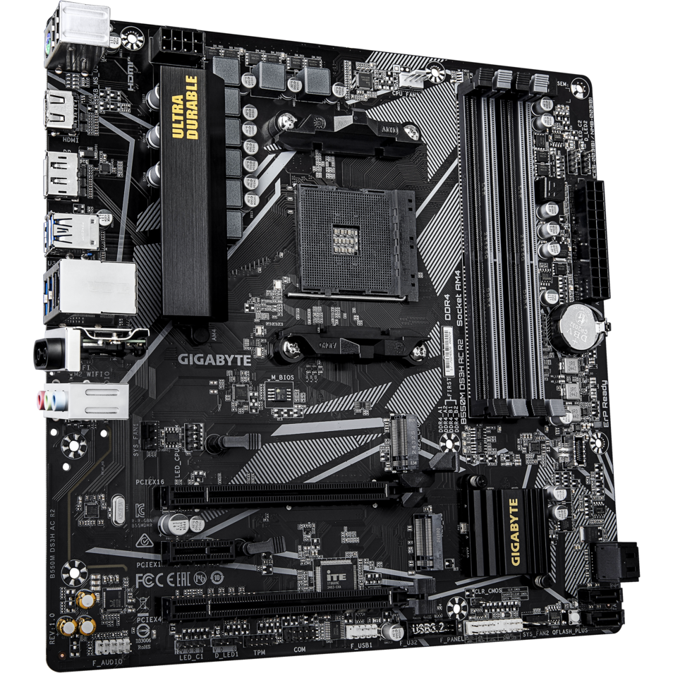 Carte mère Gigabyte B550M DS3H AC R2 - photo 2