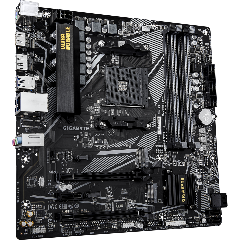 Carte mère Gigabyte B550M DS3H R2 - photo 2