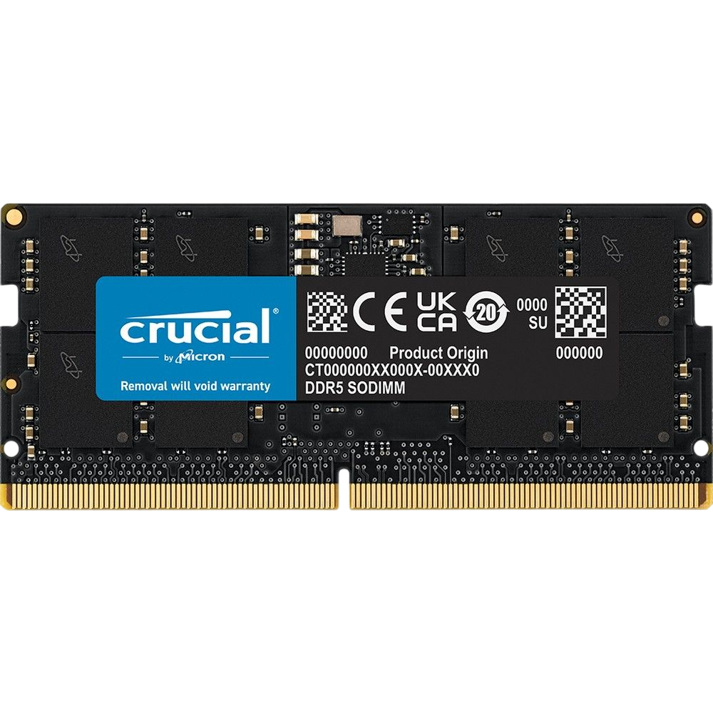 mémoire vive 16GB DDR5 5600MHz Crucial SO-DIMM (CT16G56C46S5T) OEM