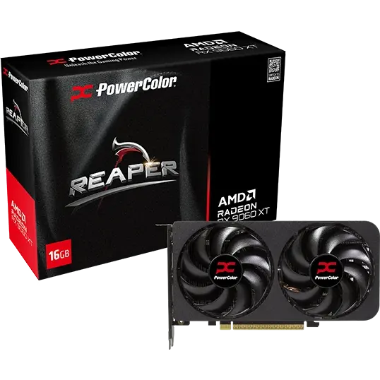 carte graphique AMD Radeon RX 9060 XT PowerColor Reaper 16GB (RX9060XT 16G-A) - photo 6