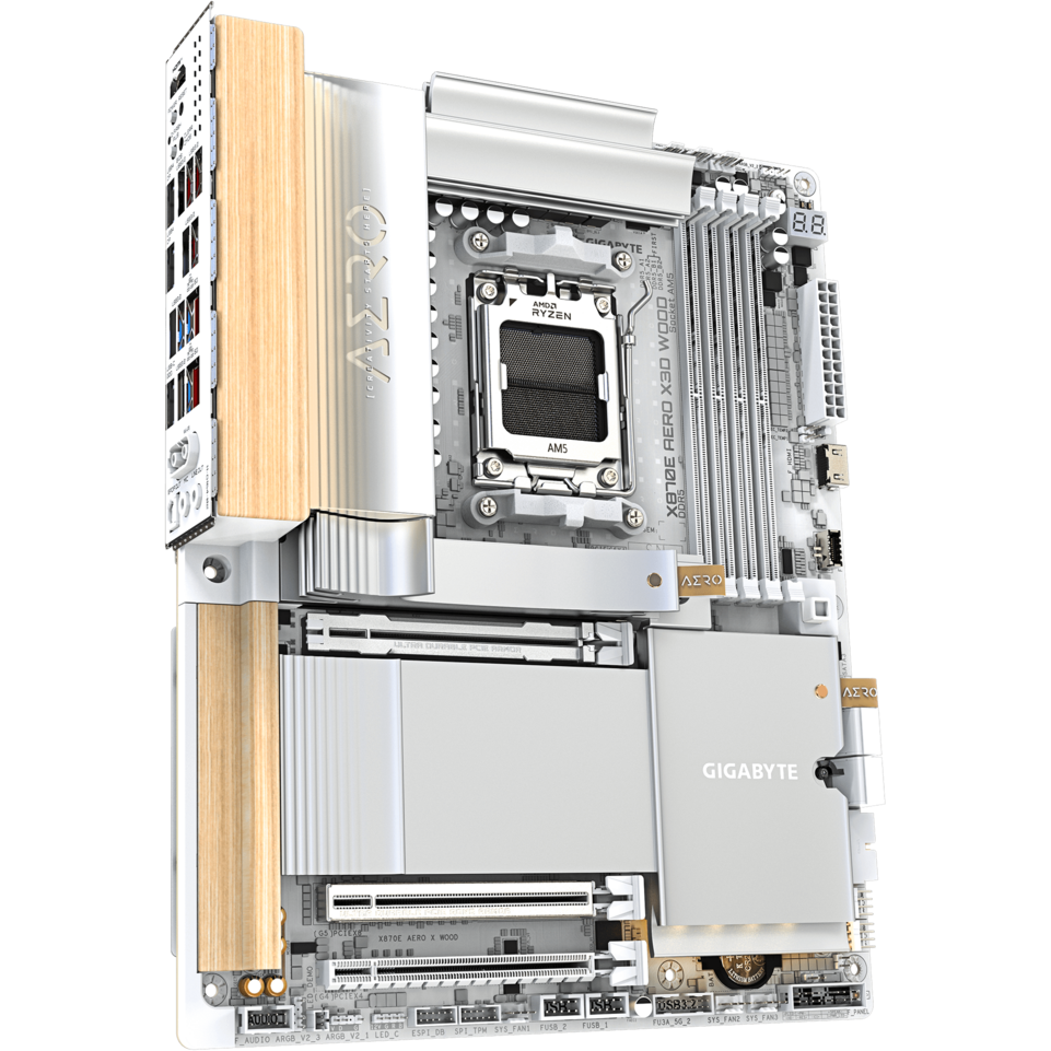 Carte mère Gigabyte X870E AERO X3D WOOD - photo 2