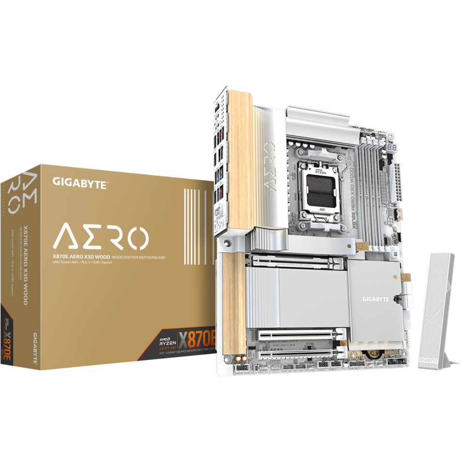 Carte mère Gigabyte X870E AERO X3D WOOD - photo 6