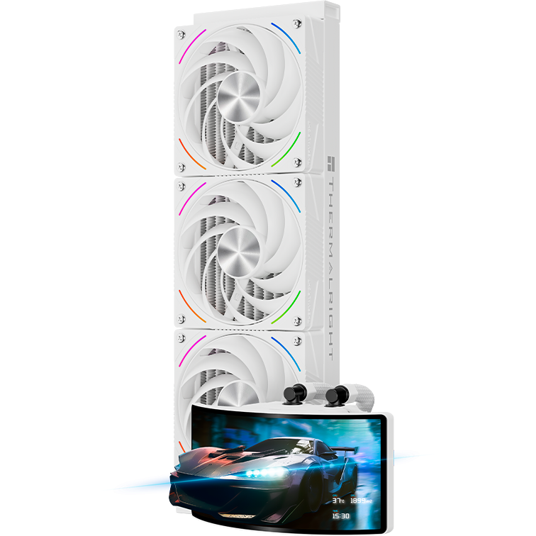 Système de refroidissement liquide Thermalright Rainbow Vision 360 Turbo ARGB White - R-VISION-360-TRB-WH-ARGB