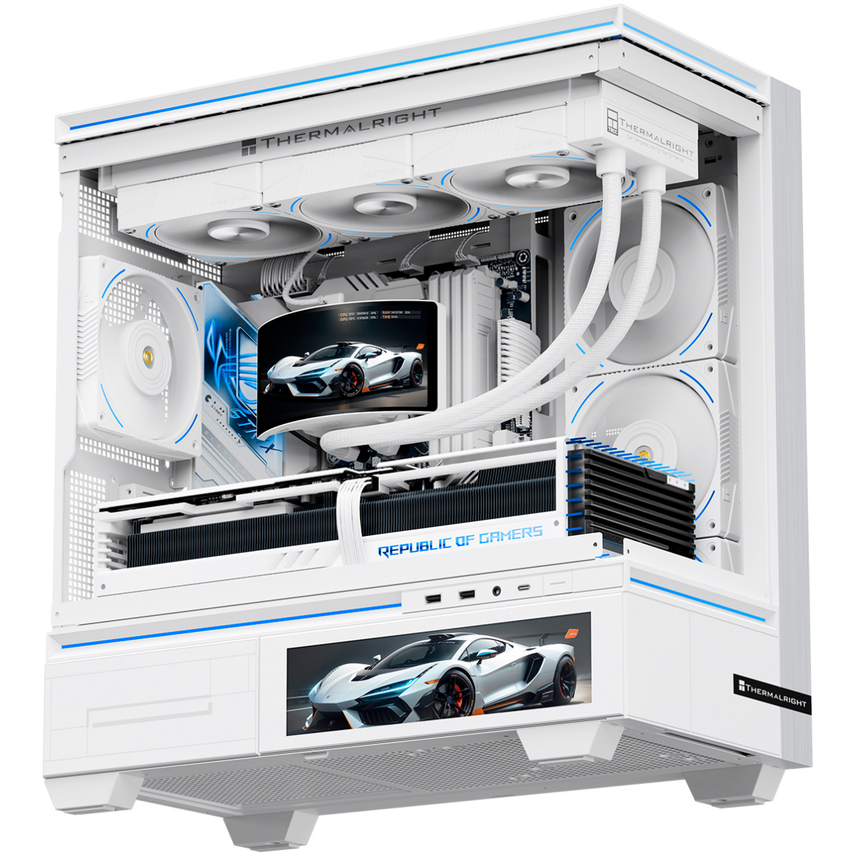 Système de refroidissement liquide Thermalright Rainbow Vision 360 Turbo ARGB White - R-VISION-360-TRB-WH-ARGB - photo 6