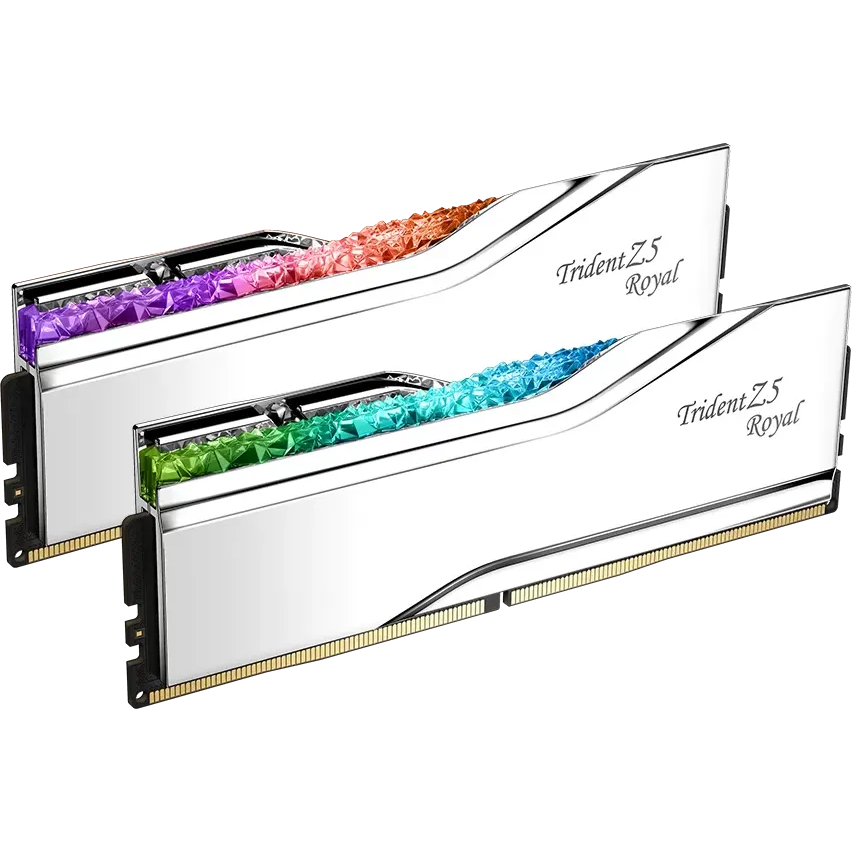Mémoire vive 32GB DDR5 6000MHz G.Skill Trident Z5 Royal RGB (F5-6000J2836G16GX2-TR5S) (2x16GB KIT) - photo 2