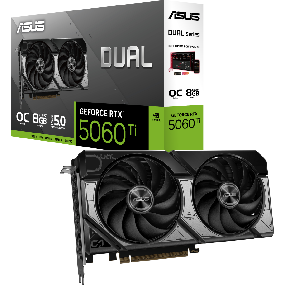carte graphique NVIDIA GeForce RTX 5060 Ti ASUS OC 8GB (DUAL-RTX5060TI-O8G) - photo 8