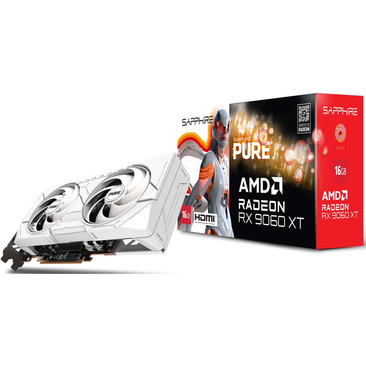carte graphique AMD Radeon RX 9060 XT Sapphire Pure Gaming OC 16GB (11350-02-20G) - photo 6