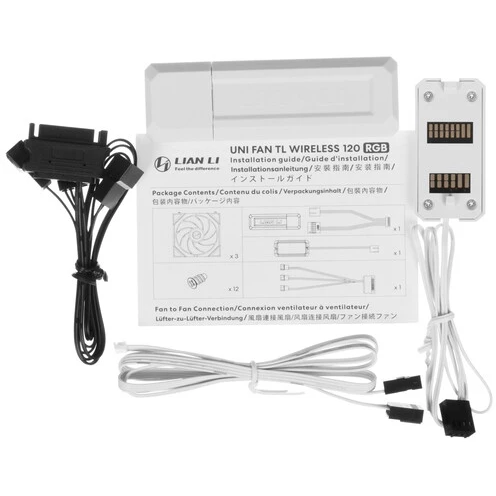 Ventilateur pour boîtier Lian Li UNI Fan TL Wireless ARGB 120 White (3 pcs) - G99.12TL1W3W.R0 - photo 7