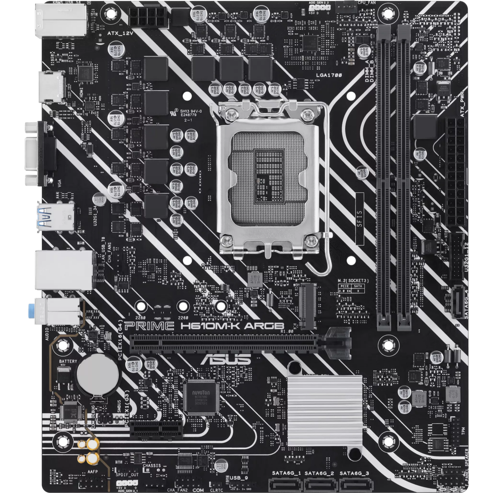 Carte mère ASUS PRIME H610M-K ARGB