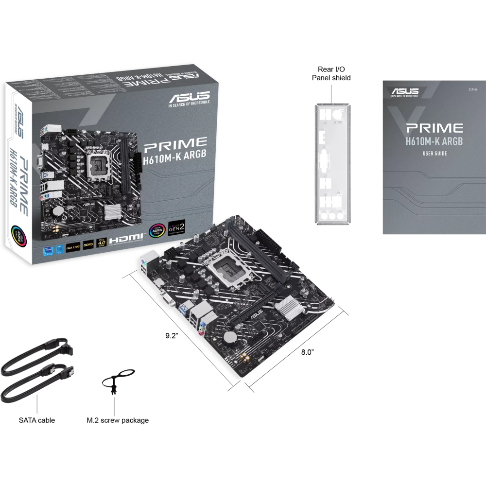 Carte mère ASUS PRIME H610M-K ARGB - photo 5