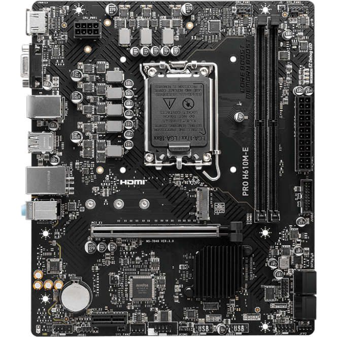 Carte mère MSI PRO H610M-E