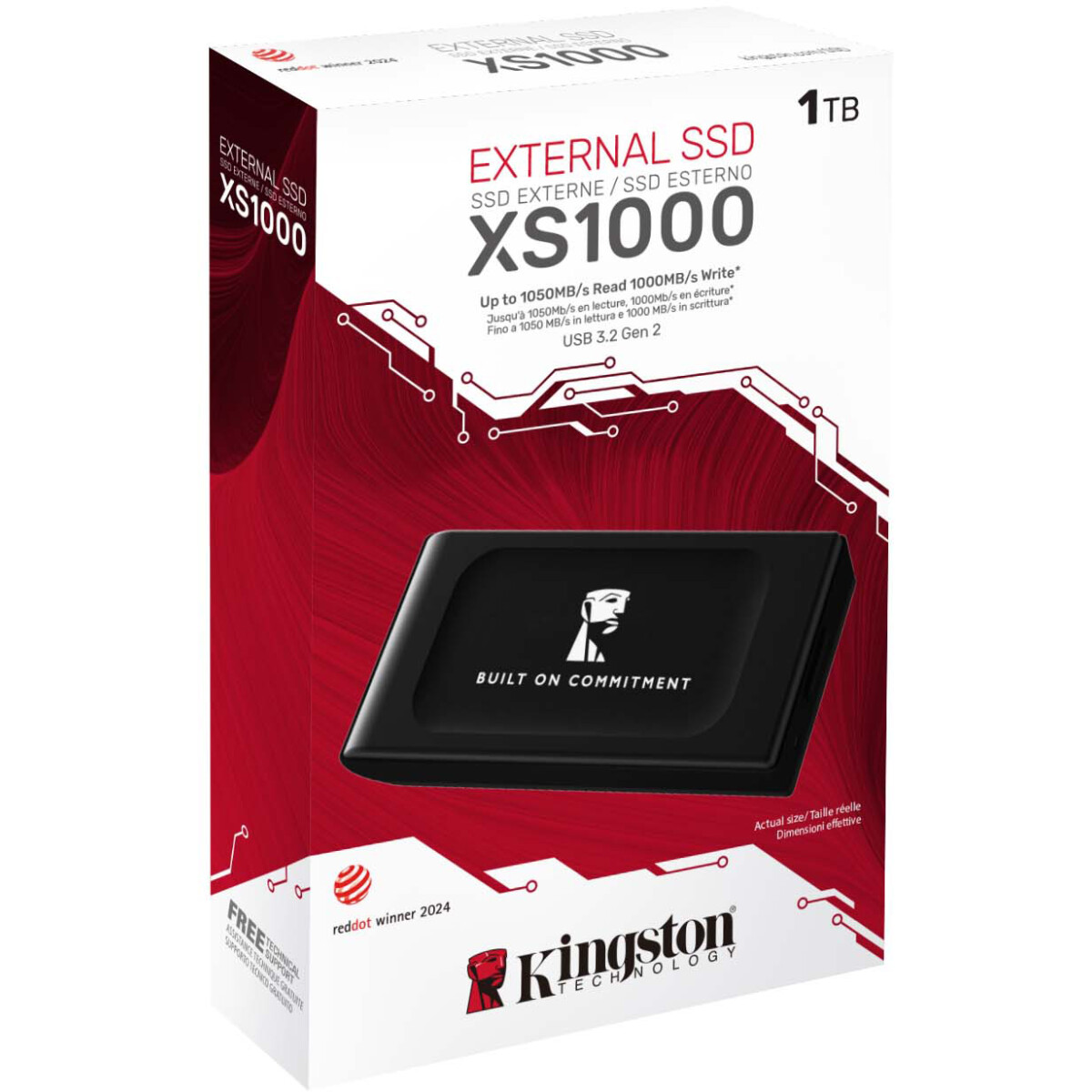 disque dur SSD externe 1TB Kingston XS1000 (SXS1000/1000GA) - photo 3
