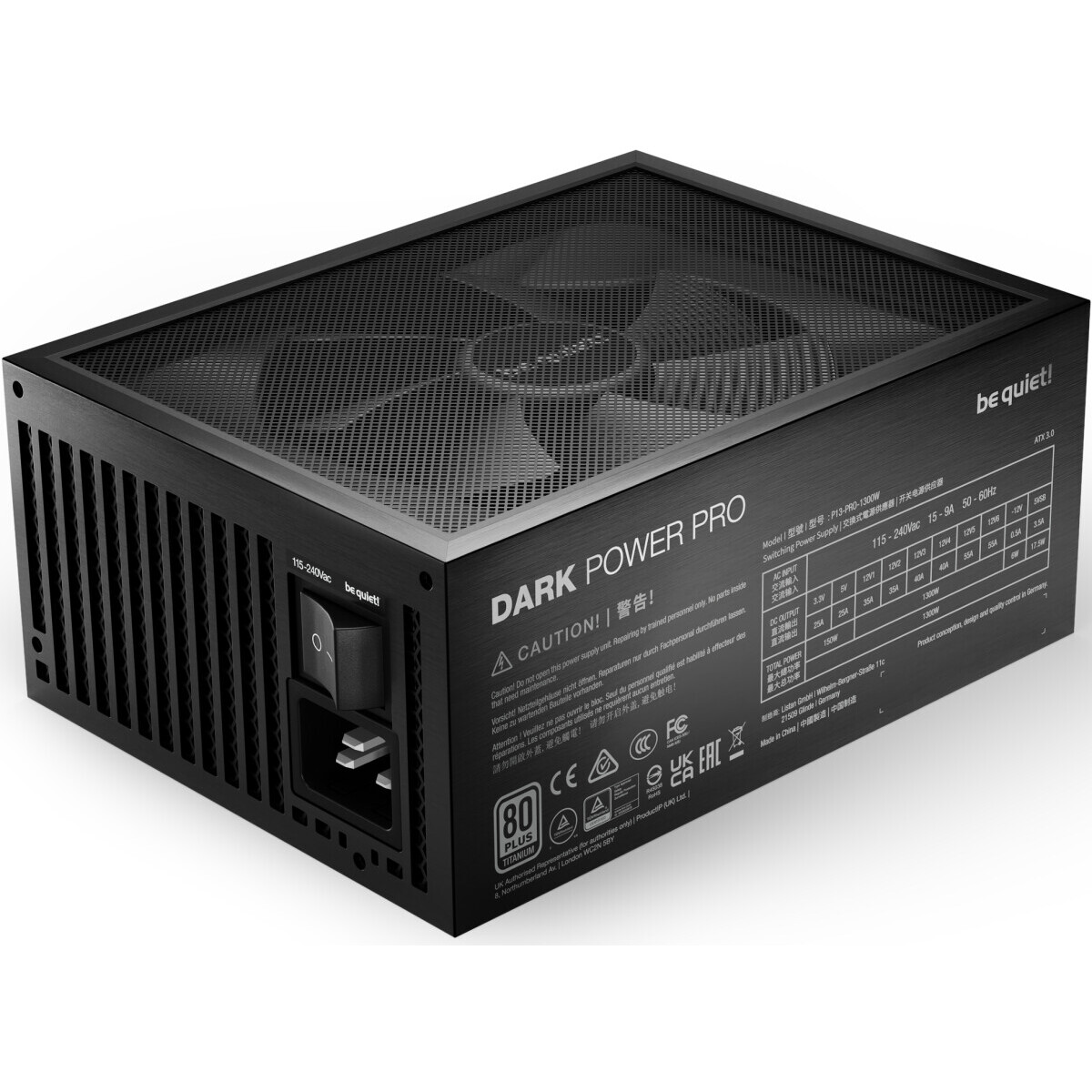 Alimentation électrique 1300W Be Quiet Dark Power Pro 13 - BN331 - photo 3
