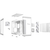 Boîtier Be Quiet Light Base 600 LX White (BGW68)