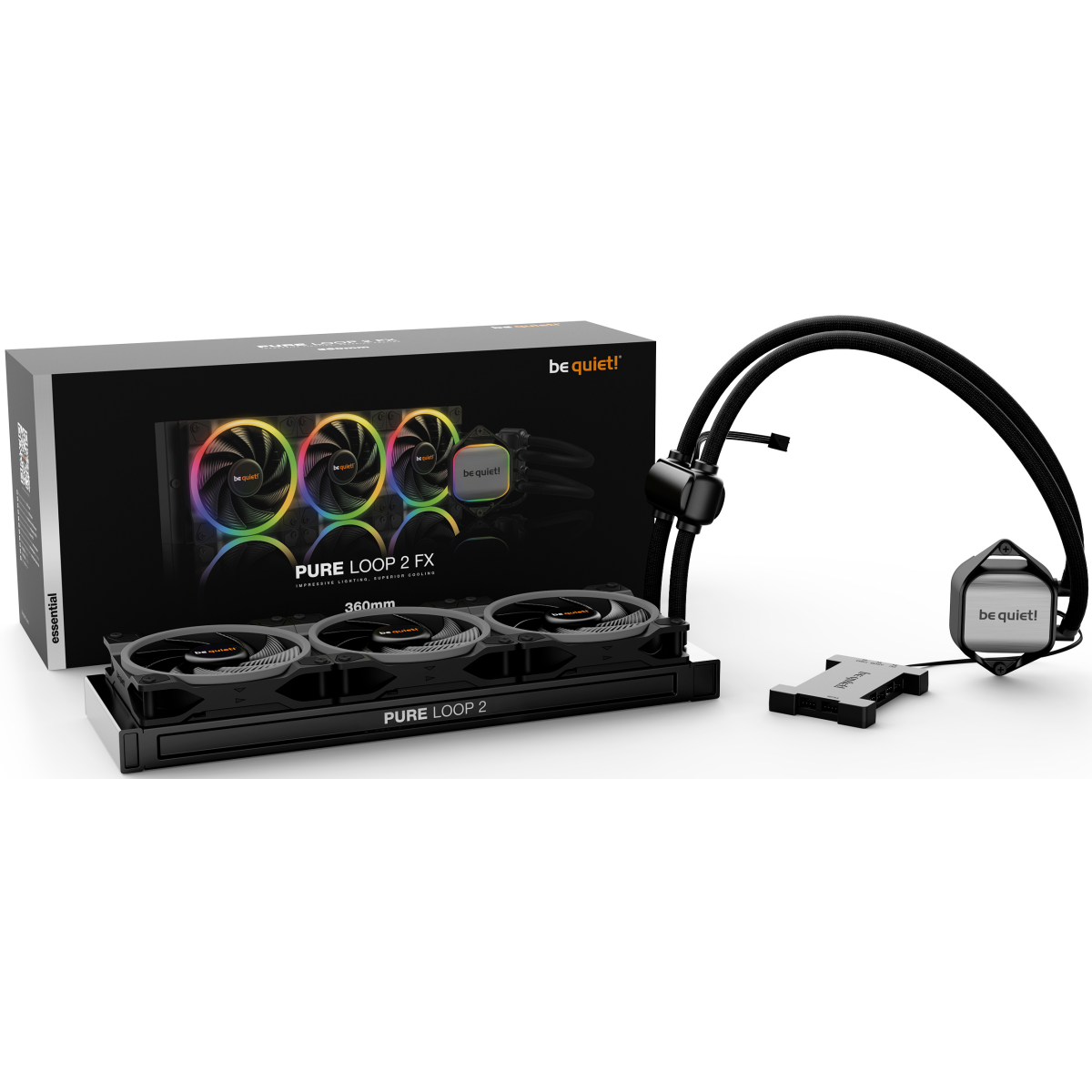 système de refroidissement liquide Be Quiet Pure Loop 2 FX Black 360mm - BW015 - photo 5