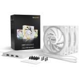 Ventilateur de boîtier Be Quiet Light Wings White 120mm High-Speed PWM, 3 pcs (BL101)
