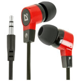 Austiņas Defender Basic-619 Black/Red (63619)