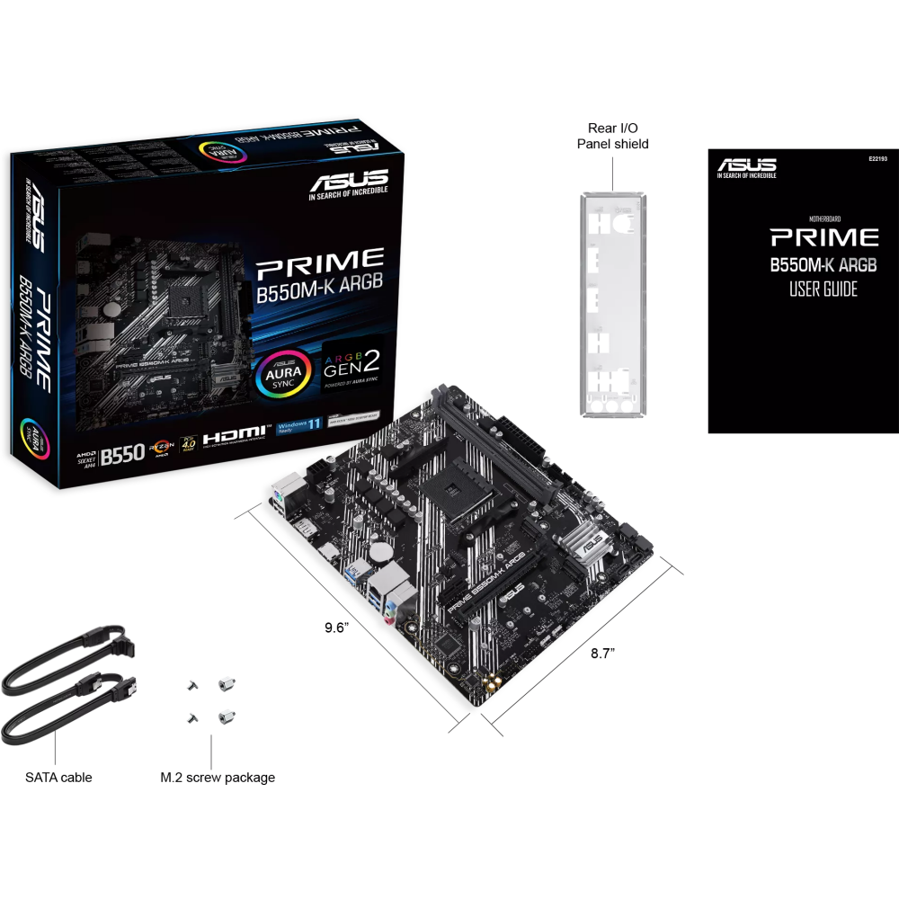 Carte mère ASUS PRIME B550M-K ARGB - photo 5