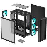 Boîtier DeepCool CC 560 V2 Black (R-CC560-BKGAA4-G-2)