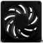 Ventilateur de boîtier Alphacool Apex Stealth Metal Fan 2000rpm Matte Black - 13819 - photo 2