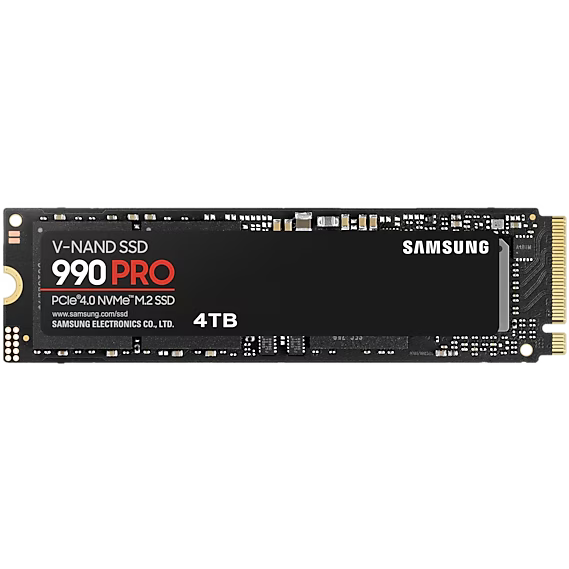 SSD interne 4TB Samsung 990 PRO (MZ-V9P4T0BW)
