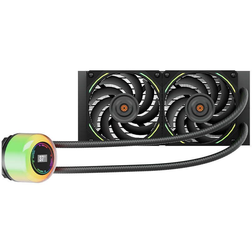 Système de refroidissement liquide 1STPLAYER CC 240 Black - CC-240-BK