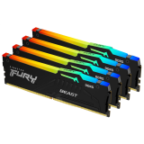 Mémoire vive 64GB DDR5 6000MHz Kingston Fury Beast RGB (KF560C40BBAK4-64) (4x16GB KIT)