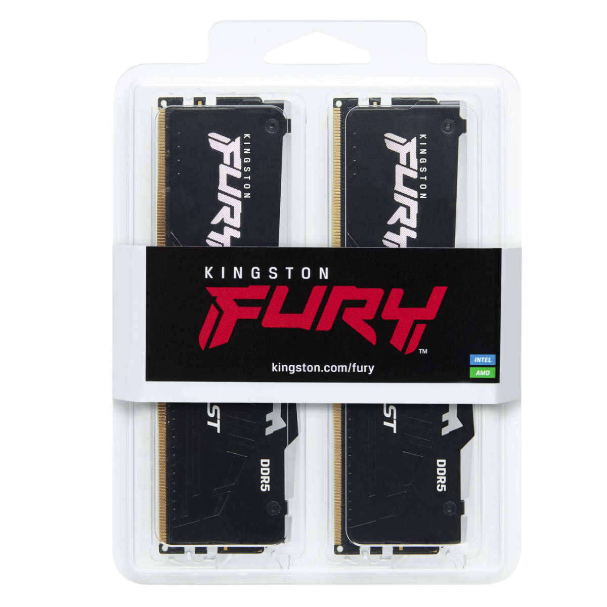 Mémoire vive 64GB DDR5 6000MHz Kingston Fury Beast RGB (KF560C40BBAK4-64) (4x16GB KIT) - photo 3