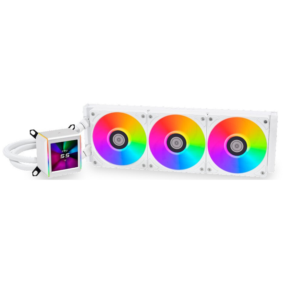 Système de refroidissement liquide Lian Li GA II LCD 360 White - G89.GA2ALCD36W.(00/R0)