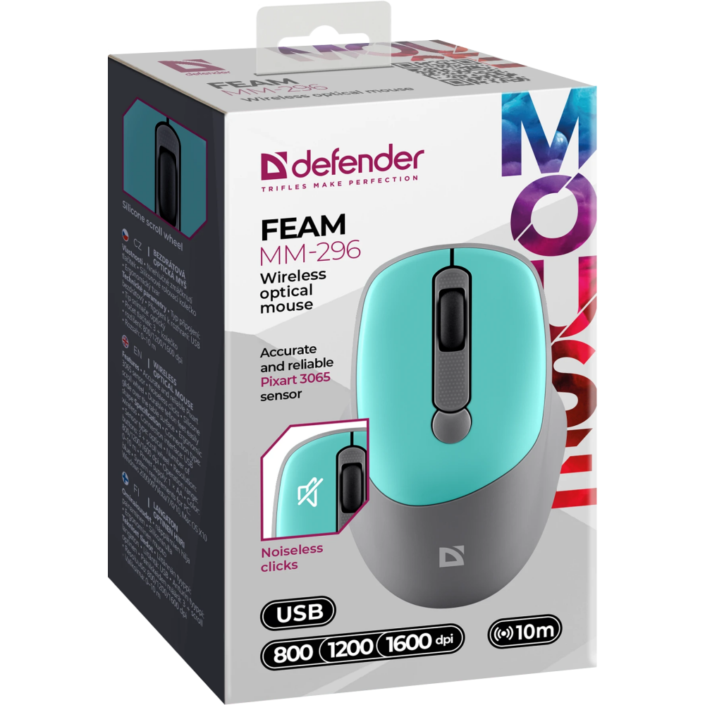 souris Defender Feam MM-296 Mint (52294) - photo 6