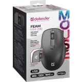 souris Defender Feam MM-296 Black (52296)