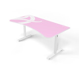 bureau dordinateur Arozzi Arena Gaming Desk White Pink (ARENA-WHITE-PINK)