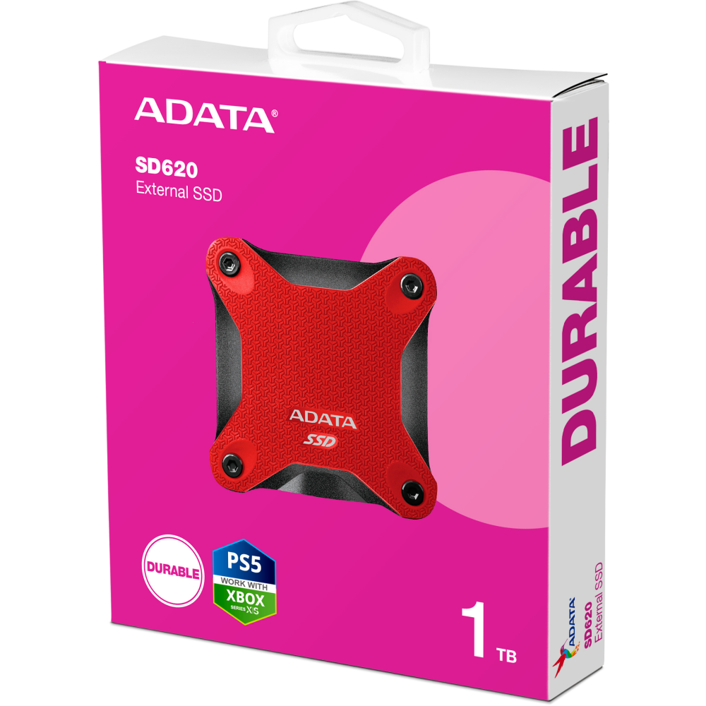 Disque SSD externe 1TB ADATA SD620 Red (SD620-1TCRD) - photo 6