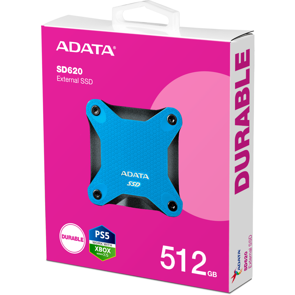Disque SSD externe 512GB ADATA SD620 Blue (SD620-512GCBL) - photo 5