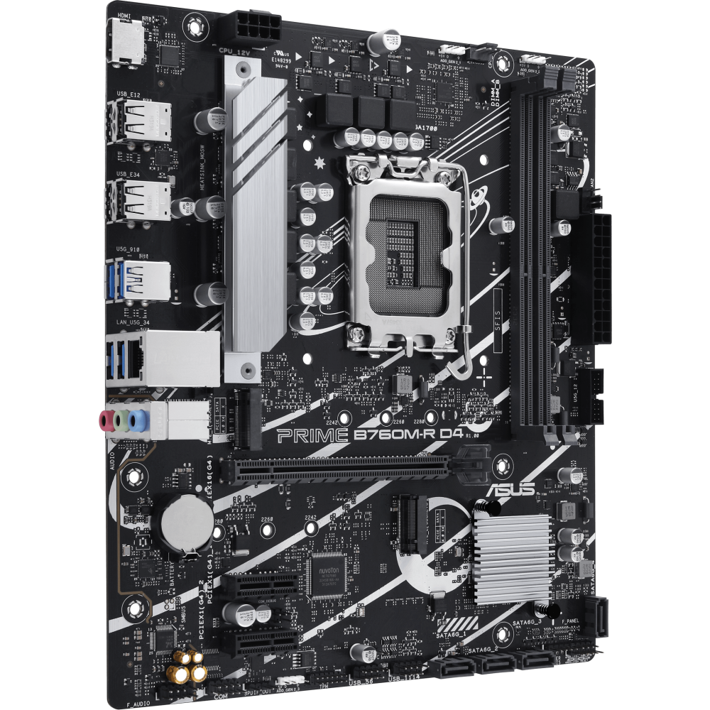 Carte mère ASUS PRIME B760M-R D4 - photo 2