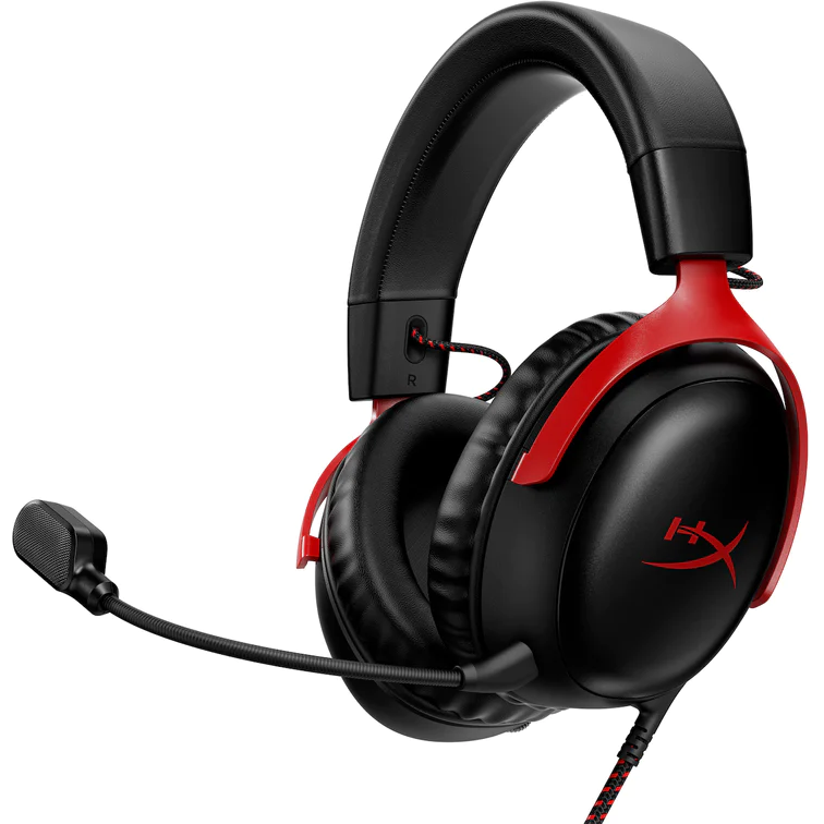 Casque audio HyperX Cloud III Black/Red - 727A9AA